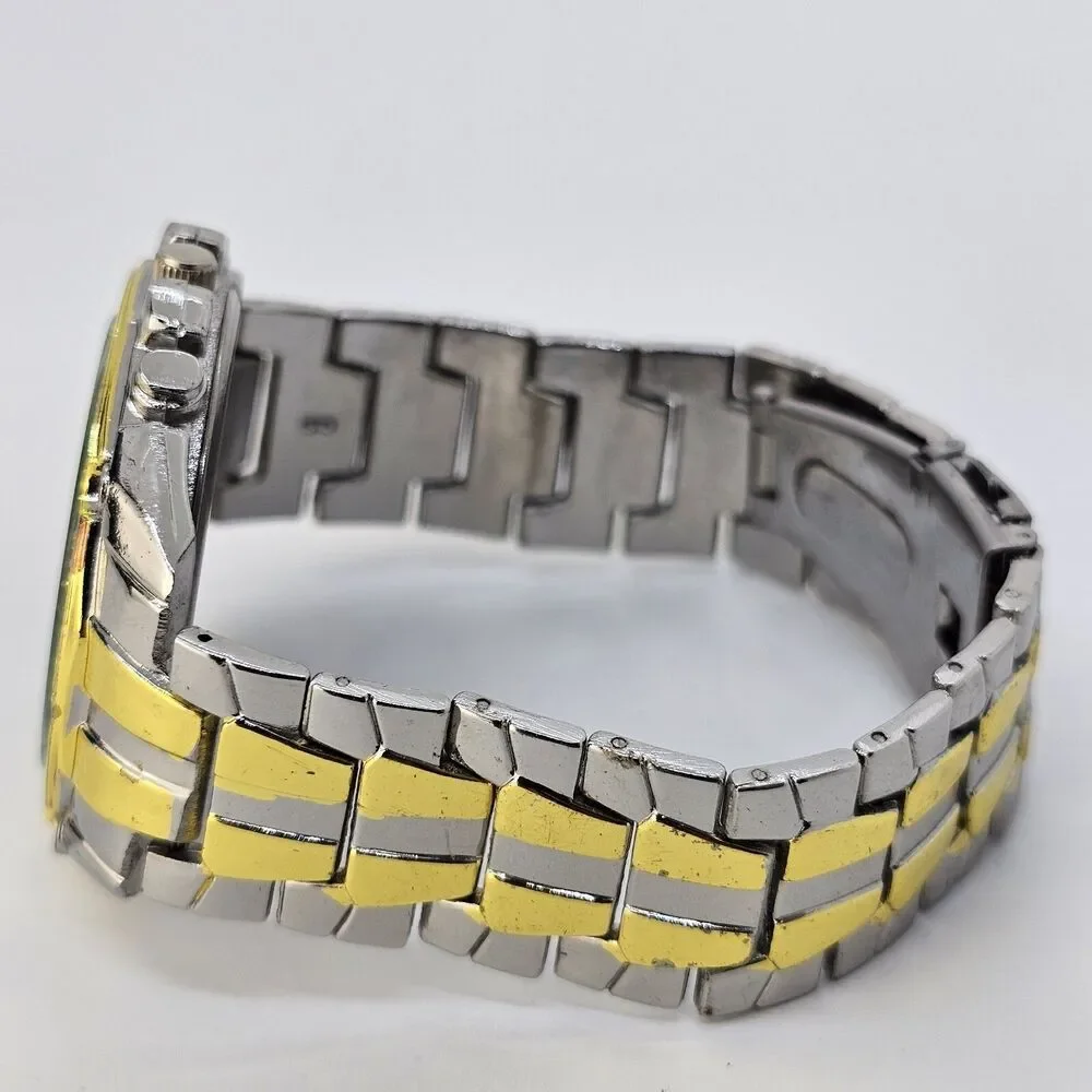 Orlando Men's‎ Watch 47MM Black Dial Two Tone Bracelet 7.5